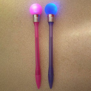 OS-0129 Custom Led Flashing Bulb Pen
