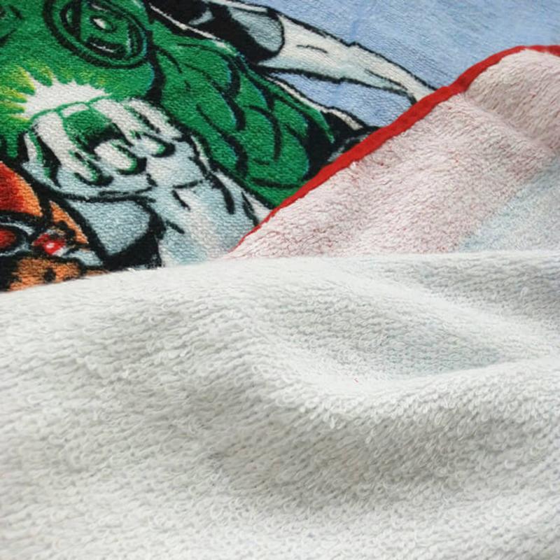 LO-0110 Strandhåndklæder i bomuld med logo