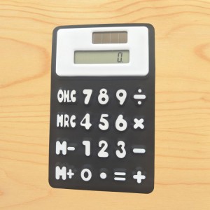 OS-0133 Promotional Rubbery Flexible Calculator