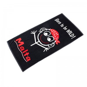 LO-0114 Branded Terry Cotton Beach Towels