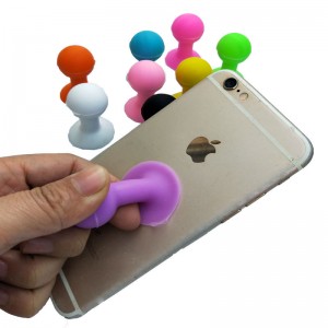 Online Exporter China 2020 Pink Wood Stick Silicone Phone Stand