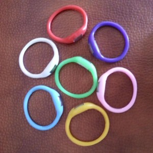 EI-0075 Custom Silicone Wrist Pedometer