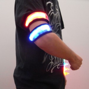 Professional Design China Custom Logo Rechargeable LED Luminous Bracelet for Promotion