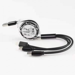 Nabíjecí kabel EI-0242 Custom Logo 3 v 1