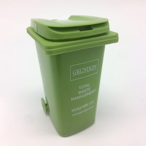 OS-0118 Imprinted Dustbin Pen Holder