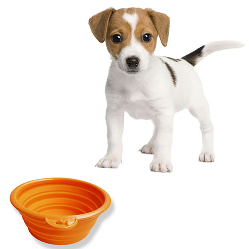 HH-0063 Custom Collapsible Pet Bowls 450ml