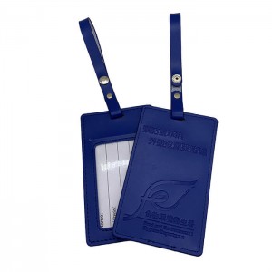 BT-0114 Custom Logo PU Bagage Tag