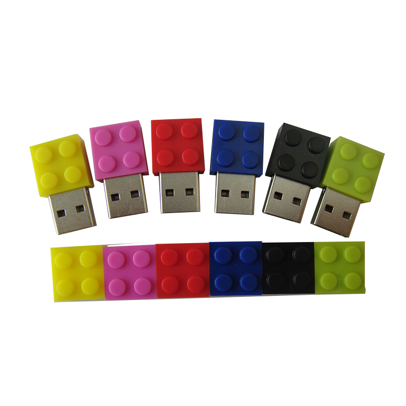 EI-0076 Clé USB de bloc de construction personnalisée