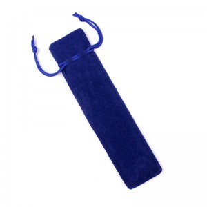 OS-0127 Custom Logo Velvet Pen Pouch