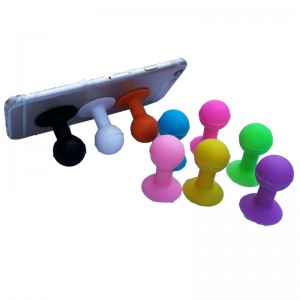 Factory Price For China Multifunctional Silicone Cell Phone Suction Cup Stand Earphone Wrap Winder