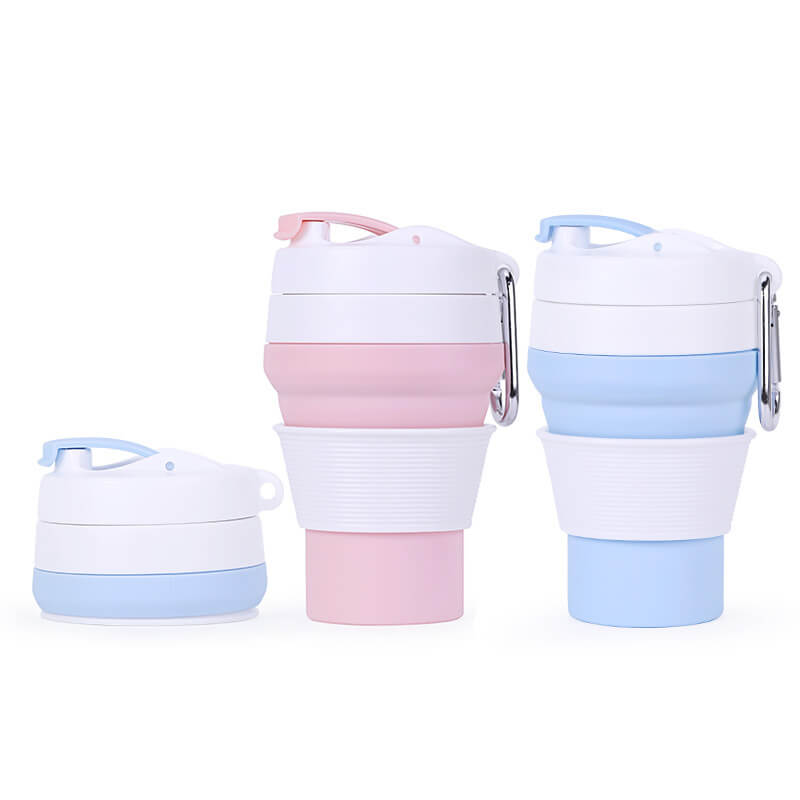 HH-0237 Custom Printed Collapsible Drink Bottle With Carabiner Featured Image