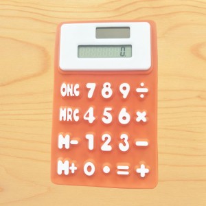 OS-0133 Promotional Rubbery Flexible Calculator