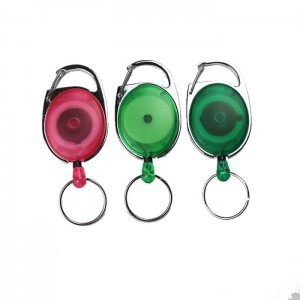 OS-0033 Carabiner Retractable Badge Holder