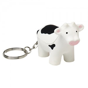 HP-0096 Cow Keyring Stress Ball