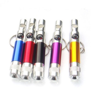 High Performance China Various Colors Metal Material Promotional Whistle Key Chain Holders