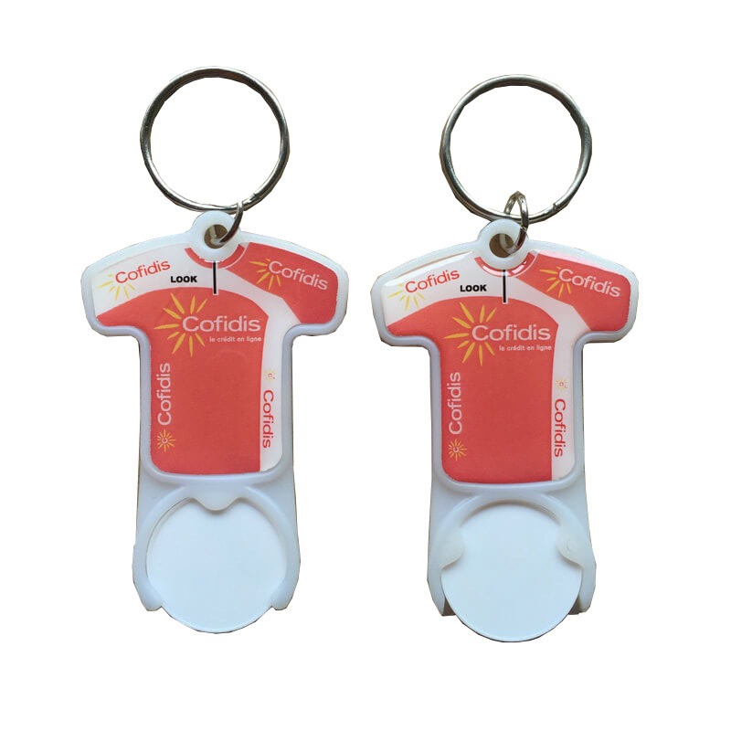 HH-0031 Football Shaped Cart Coin Keychain