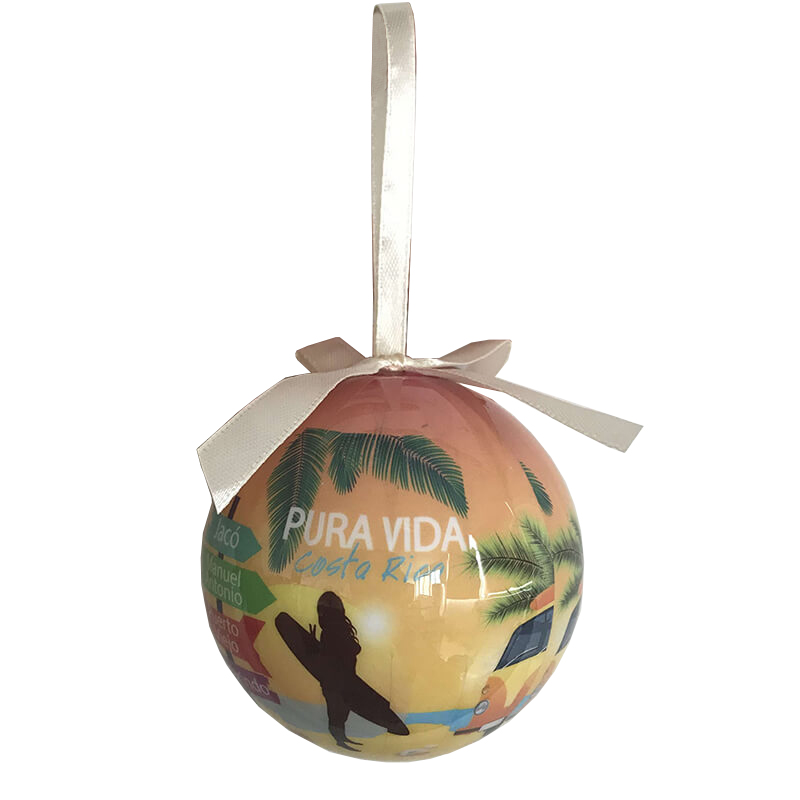 HH-0212 Printed Logo Christmas Balls – 8cm diameter