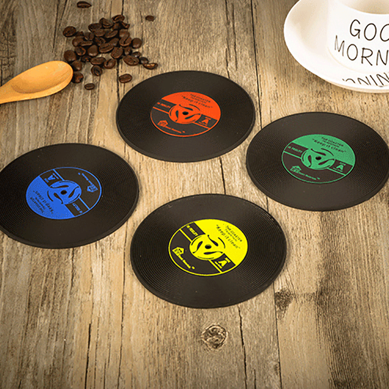 HH-0252 Promotional Record Coasters With Logo