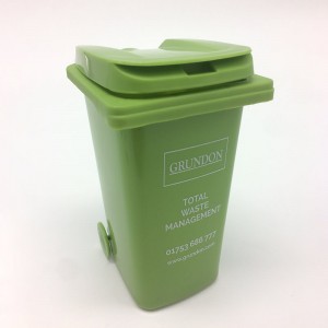 OS-0118 Imprinted Dustbin Pen Holder