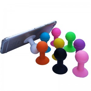 Factory Price For China Multifunctional Silicone Cell Phone Suction Cup Stand Earphone Wrap Winder
