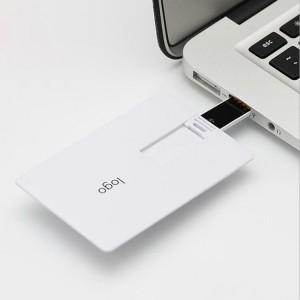 EI-0078 Custom Credit Card Flash Drive 4GB