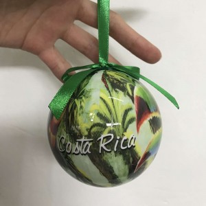 HH-0212 Printed Logo Christmas Balls – 8cm diameter