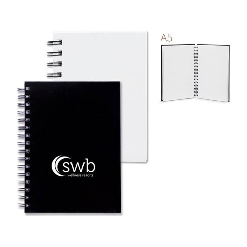 branded hard cover notepads