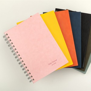 OS-0545 Custom A5 Pu cover spiral notebooks