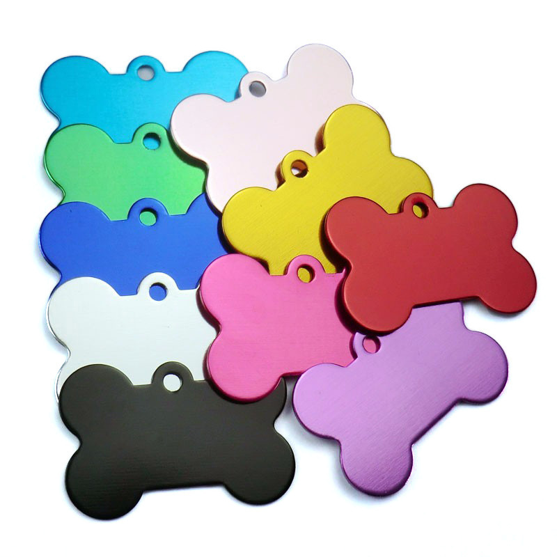 HH-0536 Custom Engraved Logo Aluminium Pet Tags