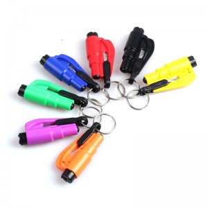 AM-0037 Promotional Safety Hammer With Keychain