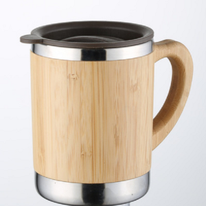 HH-0024 Mug tal-kafè tal-bambu