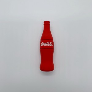 EI-0014 Igbega Coca-Cola Apẹrẹ igo PVC Power Bank 3350 mAh