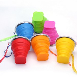 HH-0246 Collapsible Travel Silicone Cup 200ml