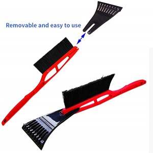 AM-0022 Promotional long handle ice scraper snow brush