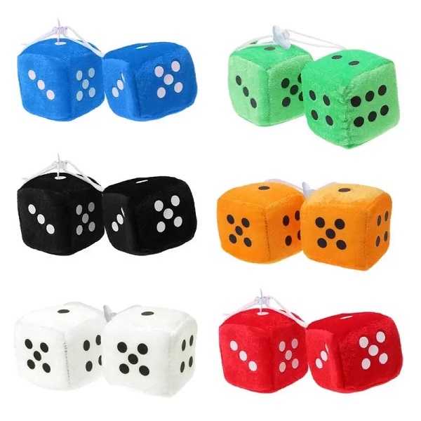 TN-0067 Logo sa sakyanan fuzzy dice