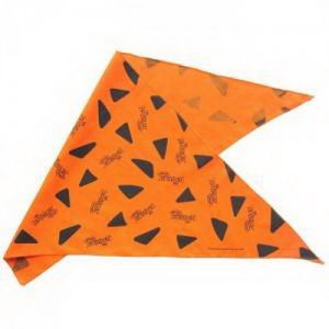 AC-0127 Bawełniana trójkątna bandana z logo promocyjnym
