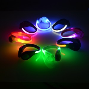 Inani le-Wholesale yase-China I-China LED Shoes Clip Light, i-USB Recharge Flash Light for Running Biking Shoe Clip