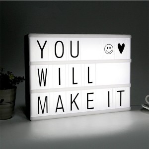 EI-0145 Custom Lightbox With Letters