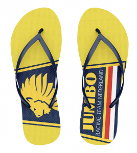 AC-0052 Custom na screen na naka-print na rubber flip flops