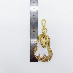 BT-0023 Custom PU leather key tag