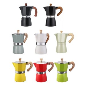 HH-0781 Προσαρμοσμένη μπρίκι espresso ατομικά moka