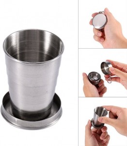 HH-0701 custom logam cup collapsible