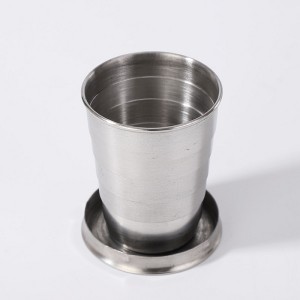 HH-0701 ពែងដែលអាចដួលរលំបានធ្វើពីលោហធាតុផ្ទាល់ខ្លួន