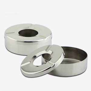 HH-0933 Custom stainless steel cigarette ashtray