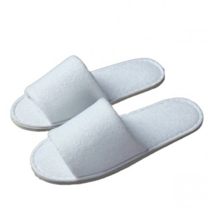 AC-0059 Custom disposable terry hotel slippers