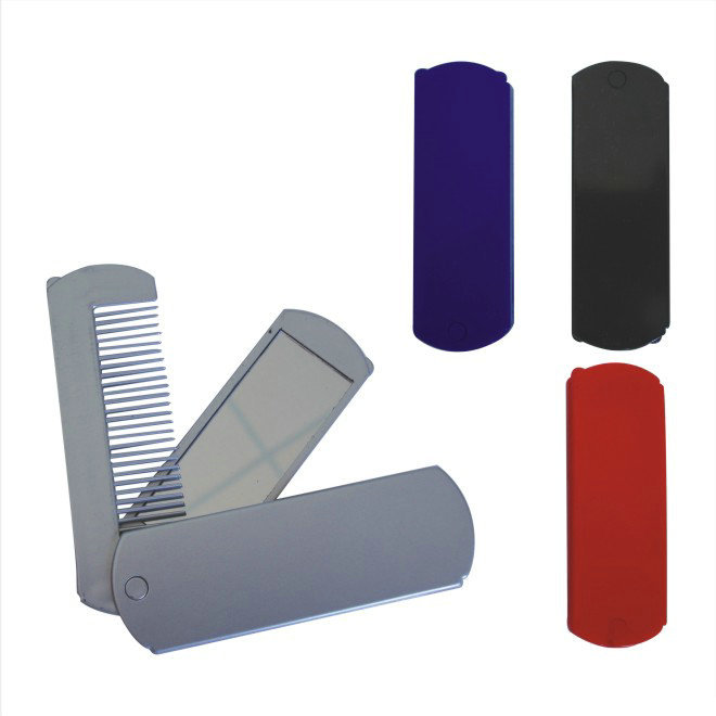 HP-0422 Promotional  foldable comb with mirrors