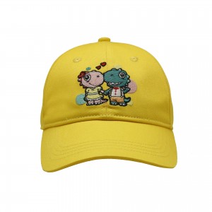 AC-0013 Mga custom na baseball cap para sa mga bata na may pinakamababang logo