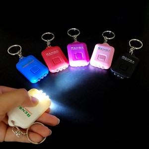 HH-0003 Custom solar power LED light keychains