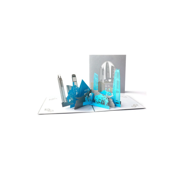Personalized 3D paper stereo greeting card