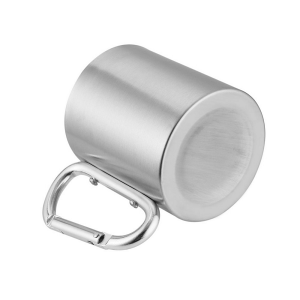 HH-0116 Stainless steel cup with carabiner